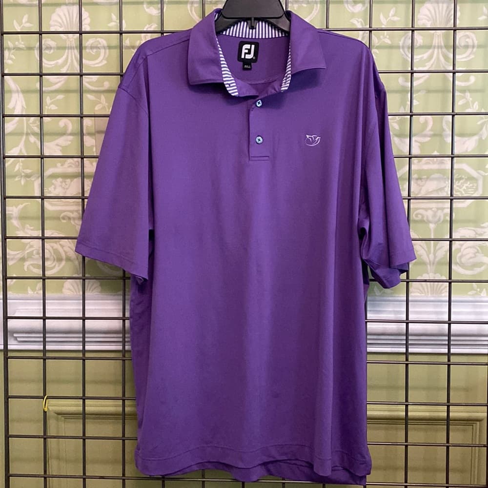 Foot Joy purple polo shirt - Thumbnail 3