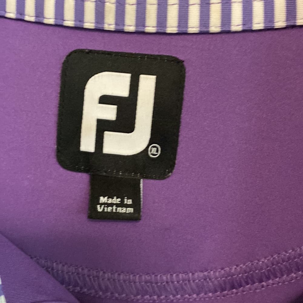 Foot Joy purple polo shirt - Thumbnail 2