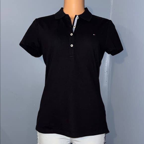 Classic Black Polo Shirt - Size small - Thumbnail 7