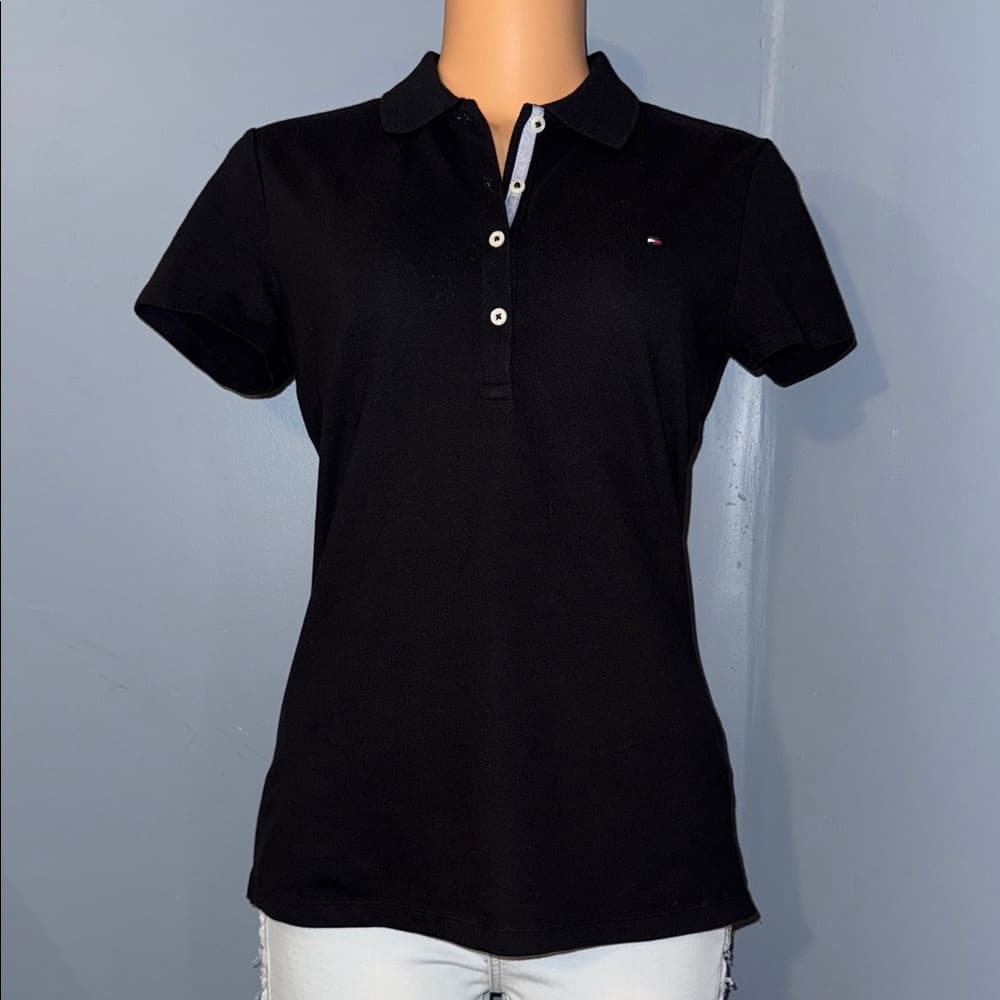 Classic Black Polo Shirt - Size small - Thumbnail 6