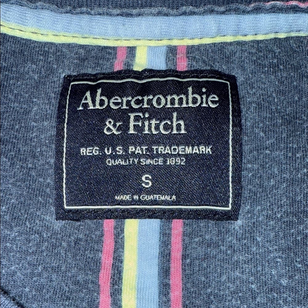 Abercrombie & Fitch Multicolor Striped Tee - Thumbnail 3