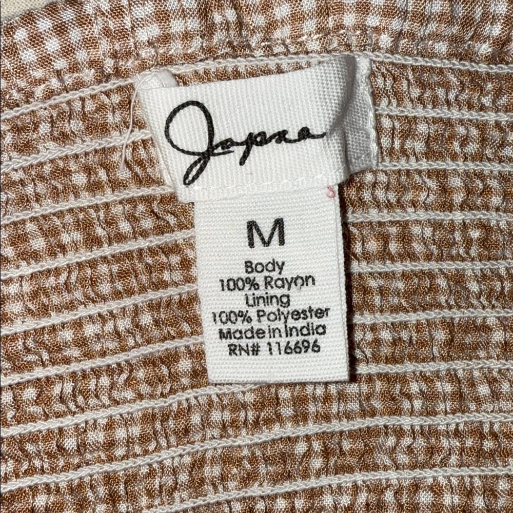 Japna Gingham Halter Tie-Front Top - Size M - Thumbnail 3