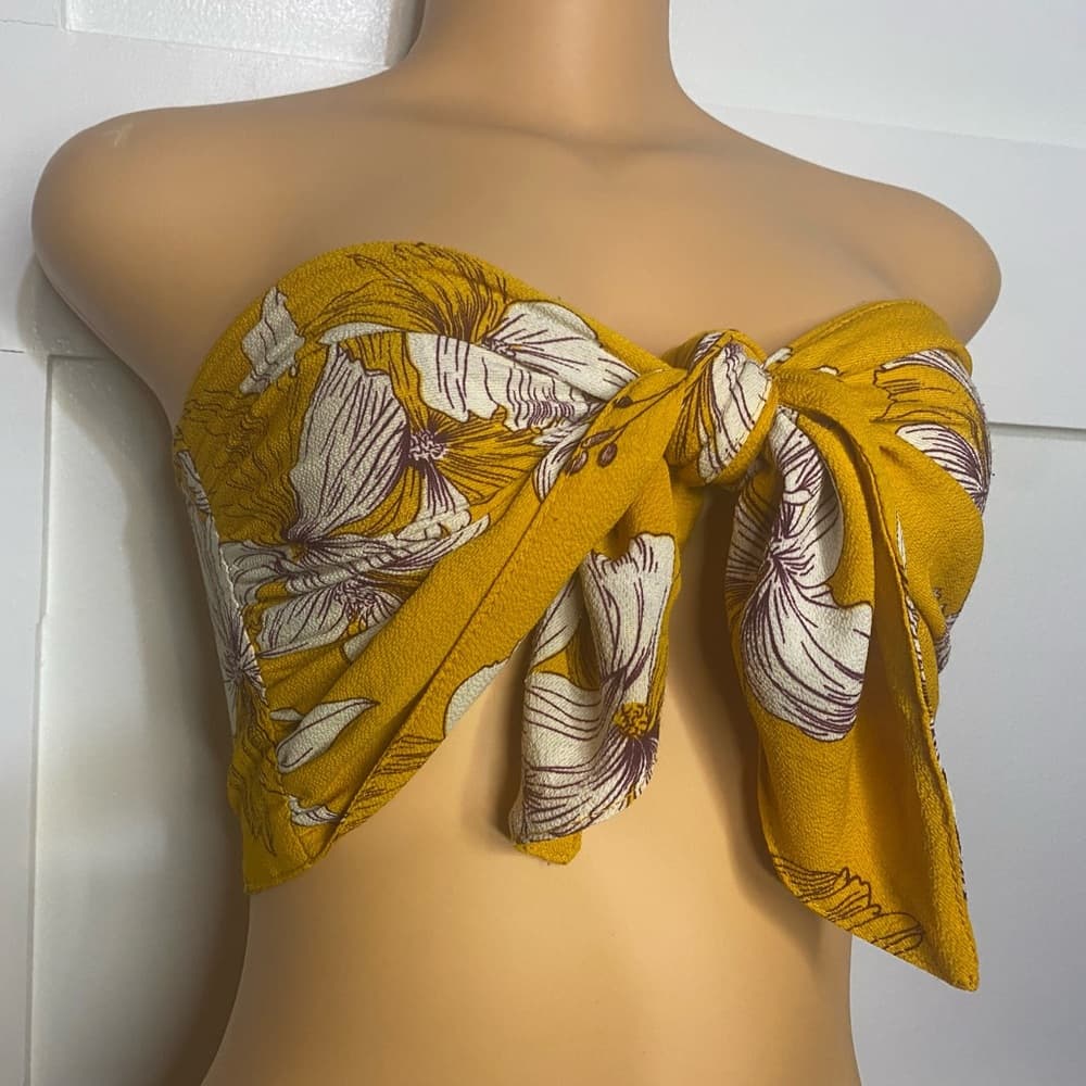 Body Wrap Strapless Top - Thumbnail 6