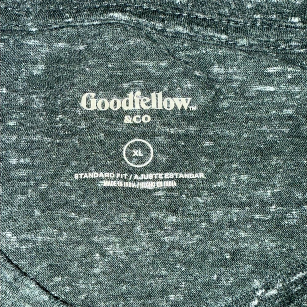 Goodfellow & Co Men's Heathered Gray Long Sleeve Tee - Thumbnail 3