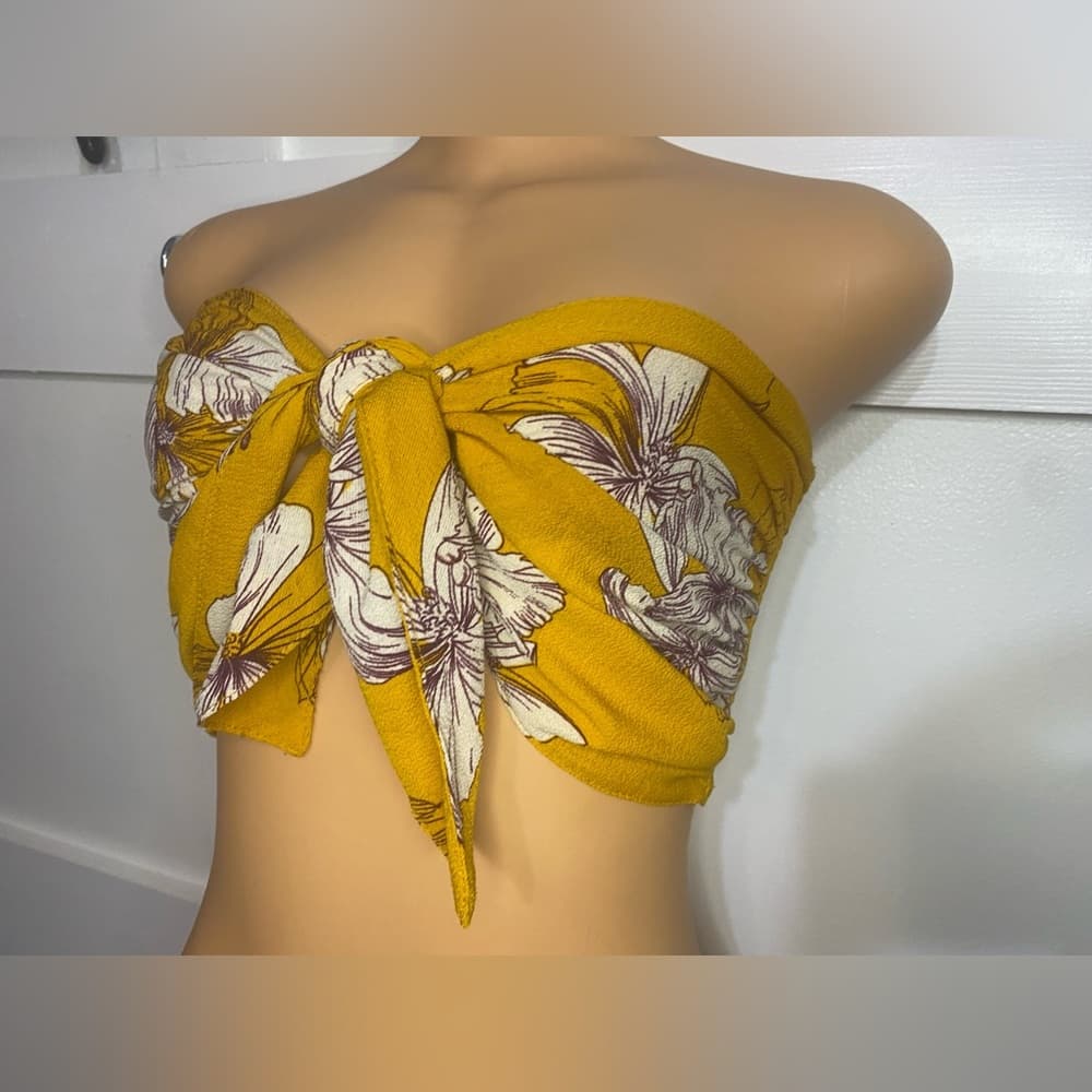 Body Wrap Strapless Top - Thumbnail 3