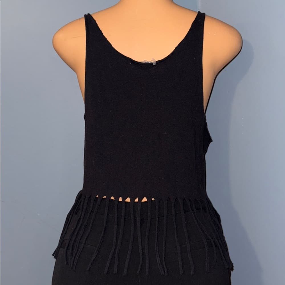 Forever 21 "Radness" Fringe Tank Top - Size Small - Thumbnail 2
