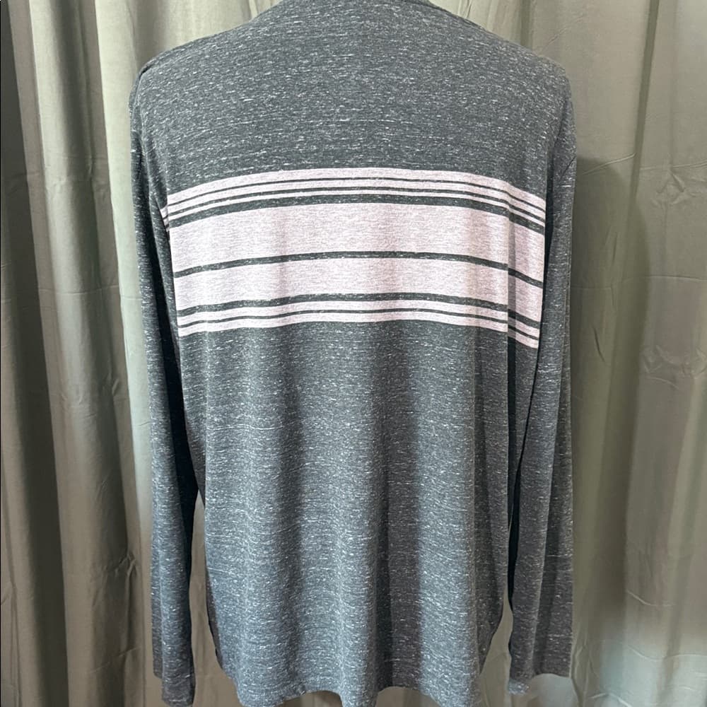 Goodfellow & Co Men's Heathered Gray Long Sleeve Tee - Thumbnail 2