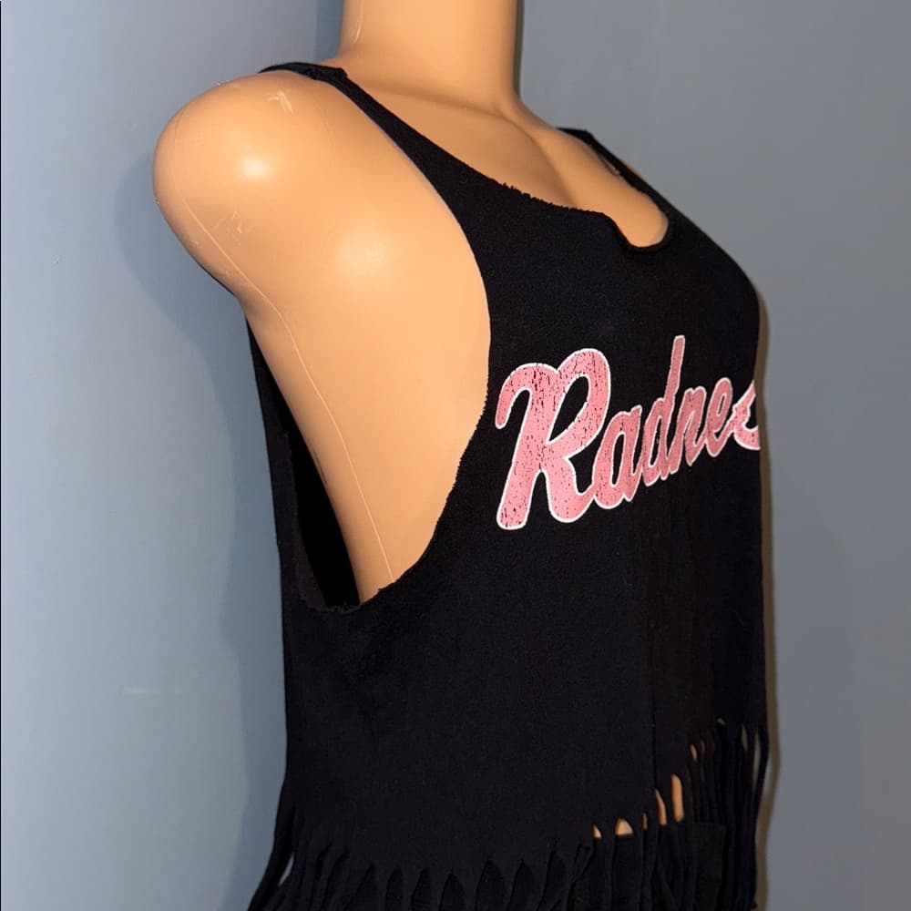 Forever 21 "Radness" Fringe Tank Top - Size Small - Thumbnail 3