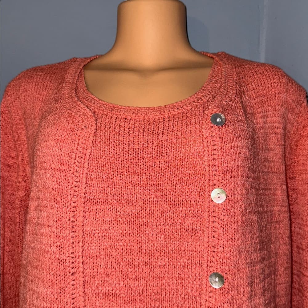 Coldwater Creek Coral Knut Matching Set - Size Medium - Thumbnail 2