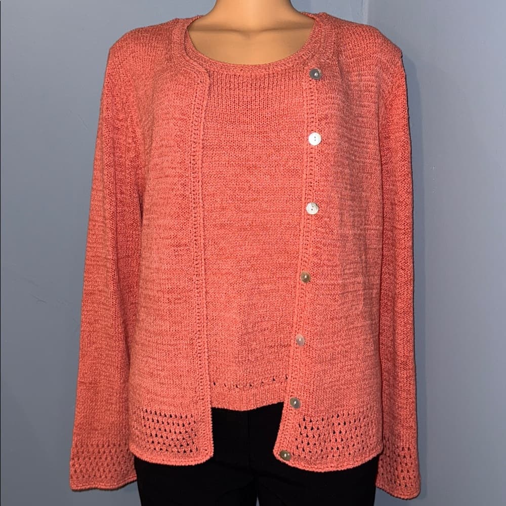Coldwater Creek Coral Knut Matching Set - Size Medium - Thumbnail 9