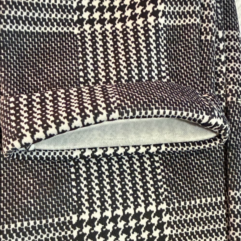 Plaid High-Waisted Women's Pants - Thumbnail 5