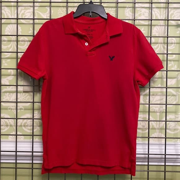 Red classic fit polo shirt* - Thumbnail 3