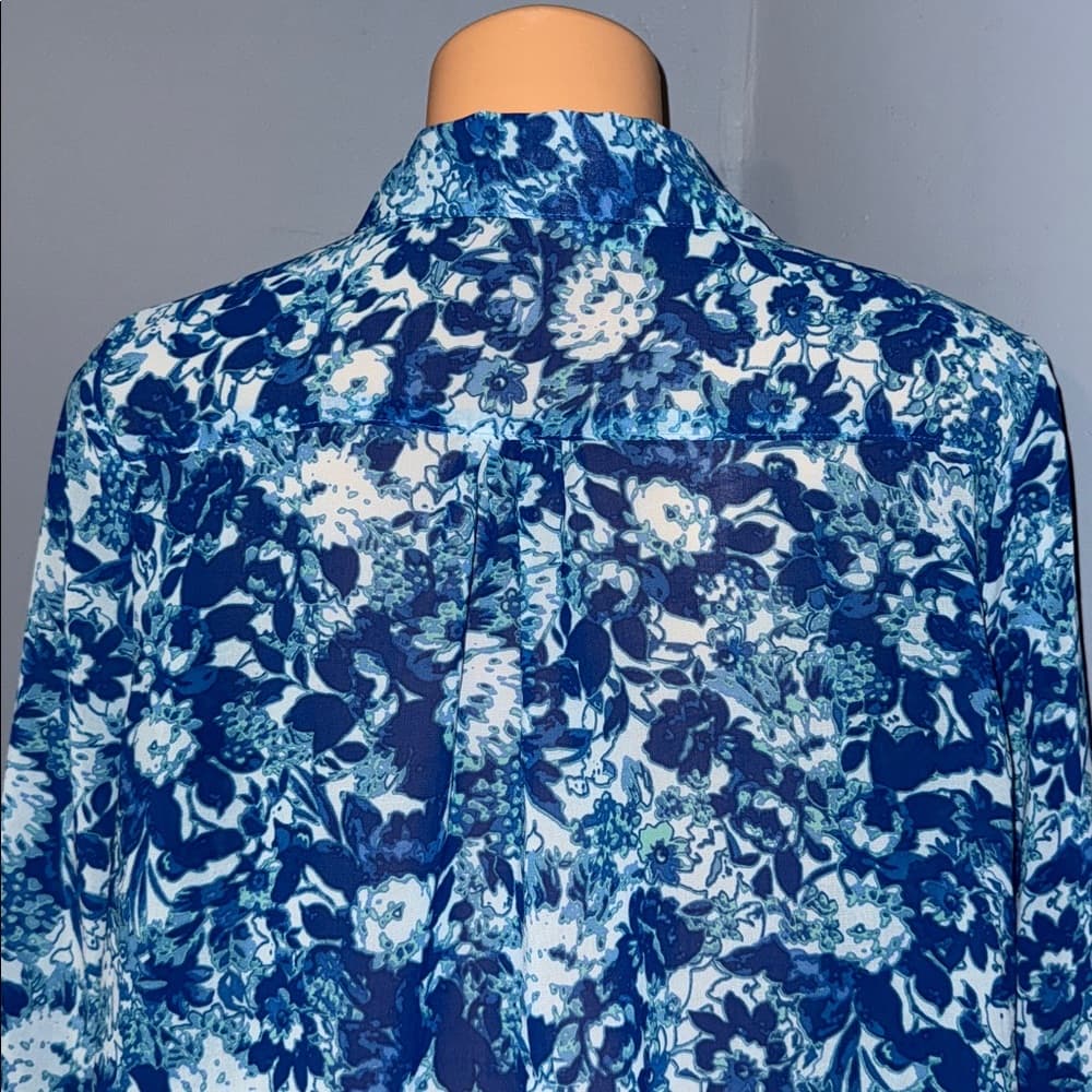 Ambiance Apparel Floral Blouse – Size Large - Thumbnail 3