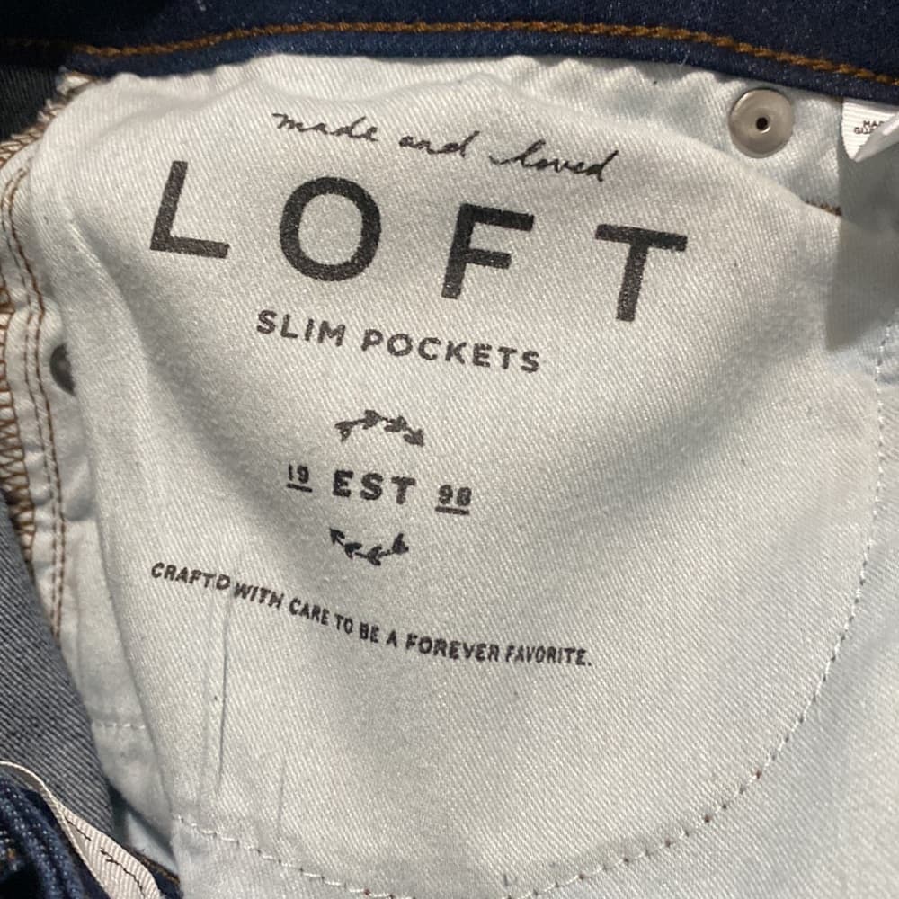Loft curvy / skinny jeans - Thumbnail 6