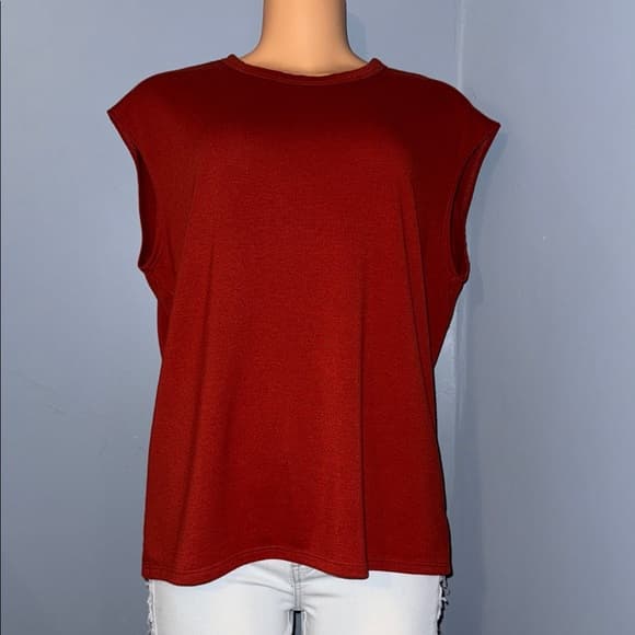 Azules Rich Dark Orange Top - Size medium - Thumbnail 7