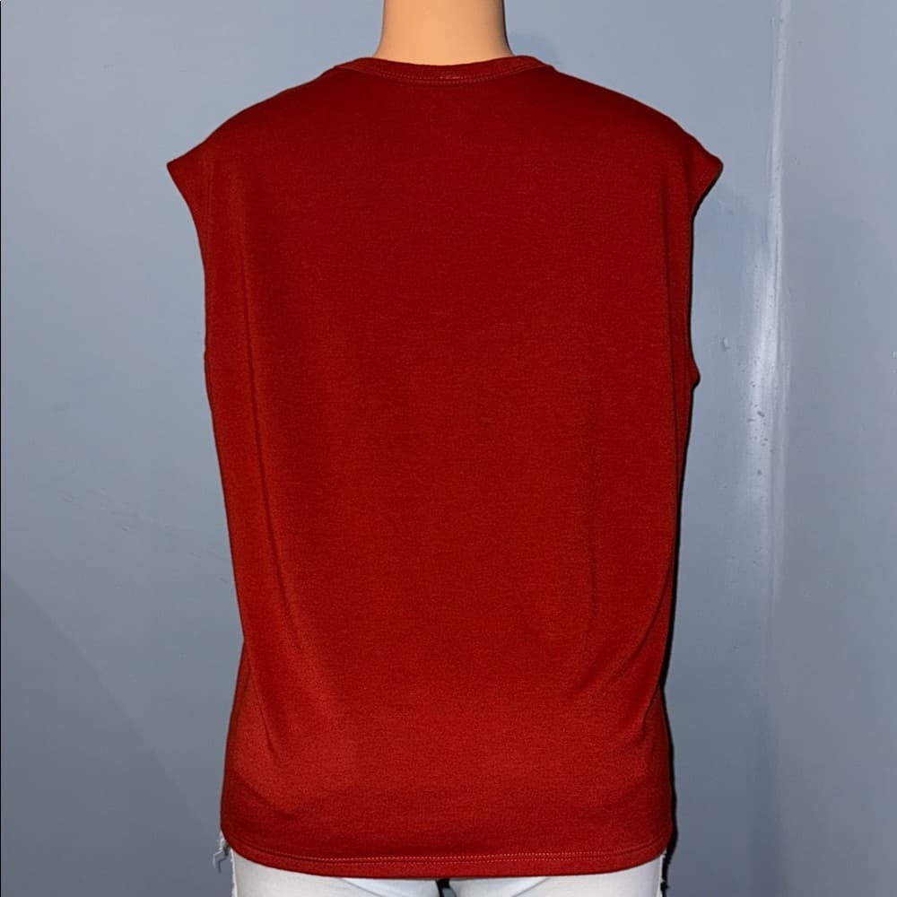 Azules Rich Dark Orange Top - Size medium - Thumbnail 3