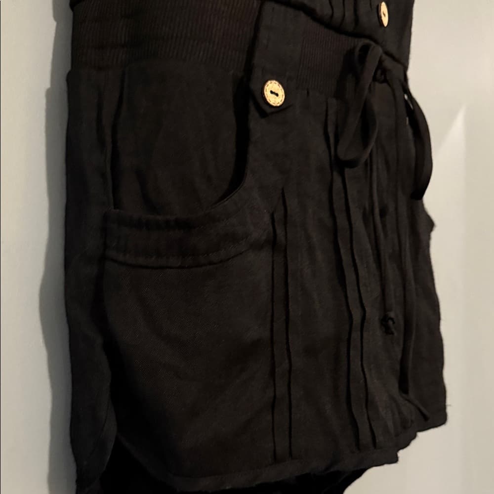 Stylish Rhapsody Black Jumpsuit - Size Small/Petite - Thumbnail 5