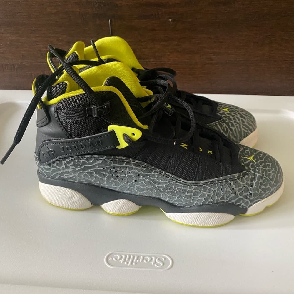 Nike Air Jordan 6 Rings Venom Green Sneakers* - Thumbnail 8
