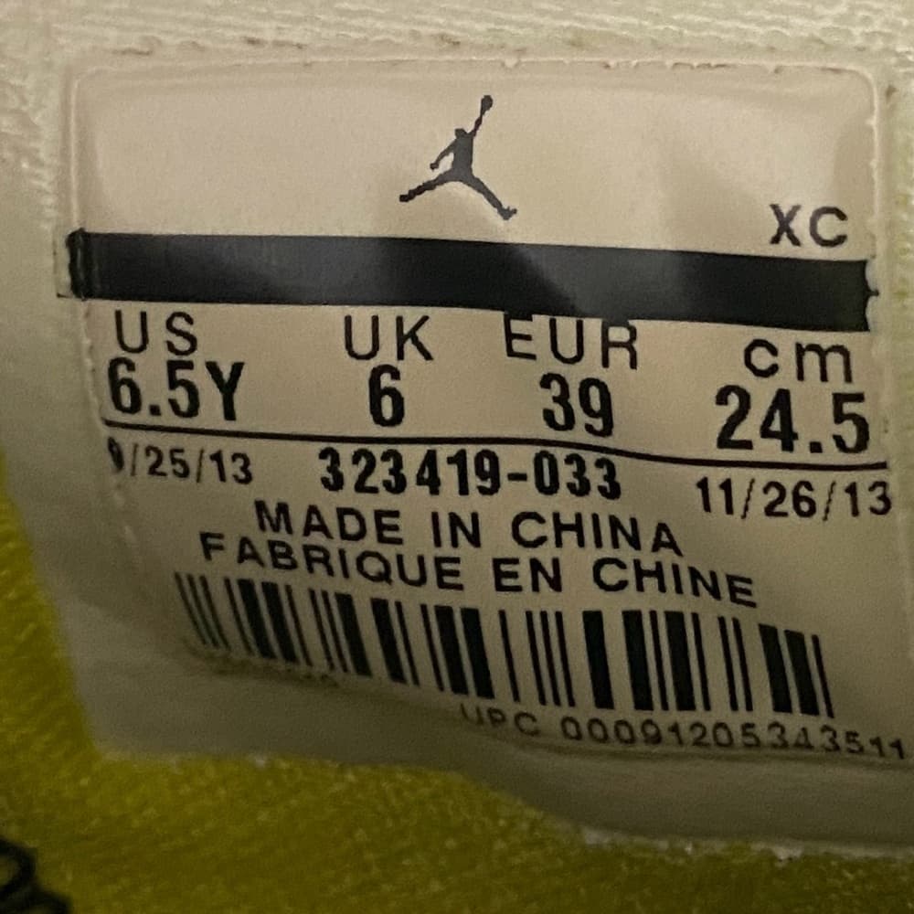 Nike Air Jordan 6 Rings Venom Green Sneakers* - Thumbnail 7