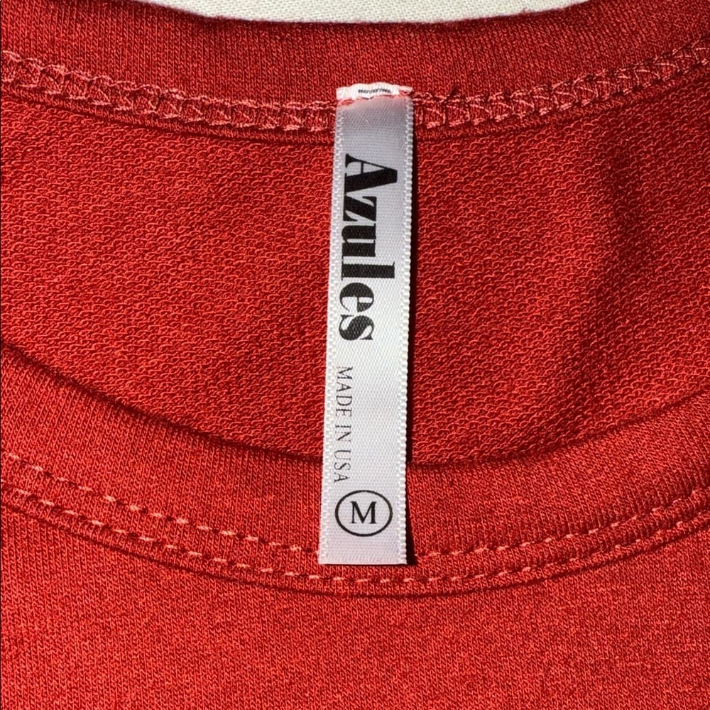 Azules Rich Dark Orange Top - Size medium - Thumbnail 4