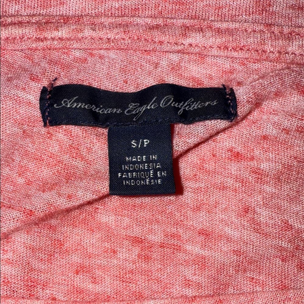 American Eagle Outfitters Casual Pink Women's Top - Size Small/Petite - Thumbnail 4