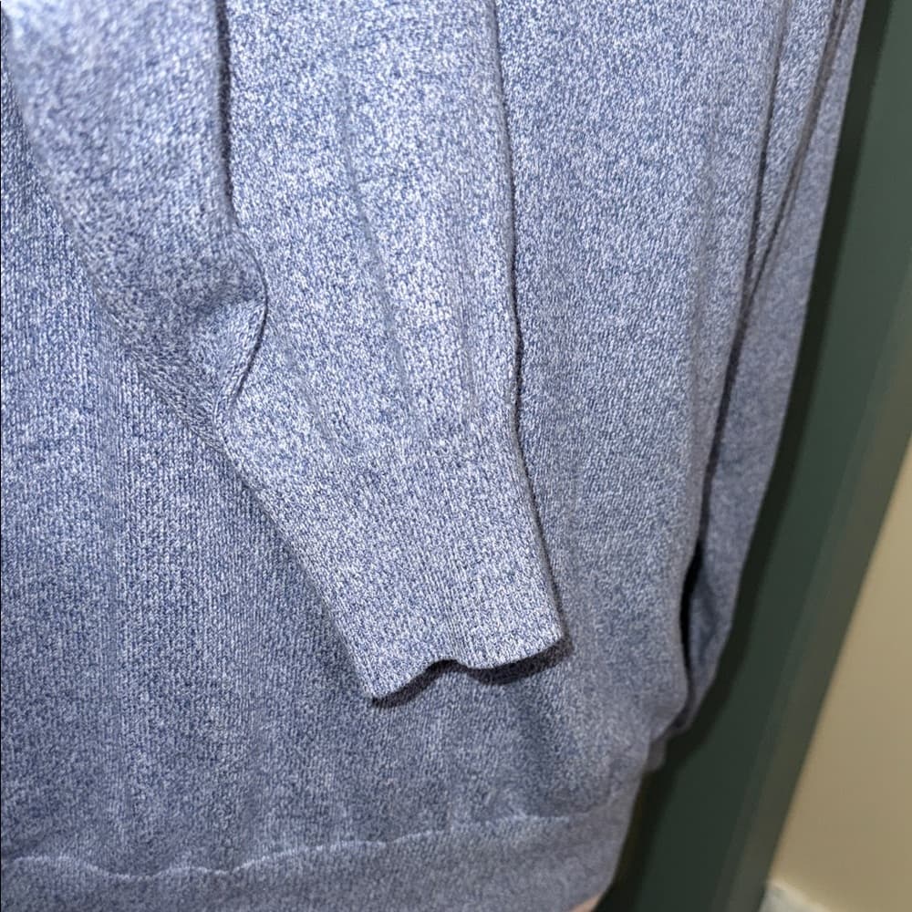 St. John's Bay Blue V-Neck Sweater - Thumbnail 2