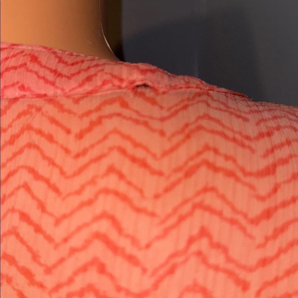 Chic A New Approach Petite Small Blouse - Coral Perfection - Thumbnail 5