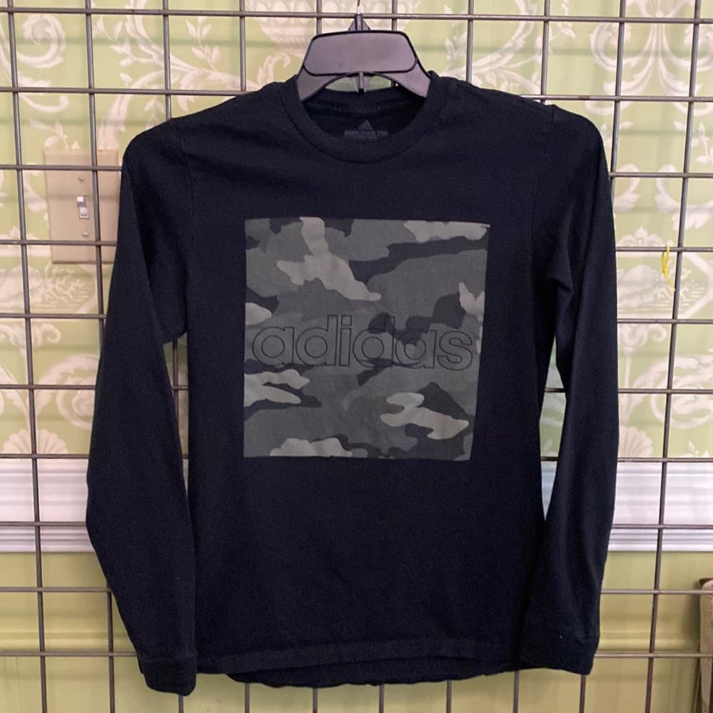 Black long sleeve Adidas shirt - Thumbnail 2