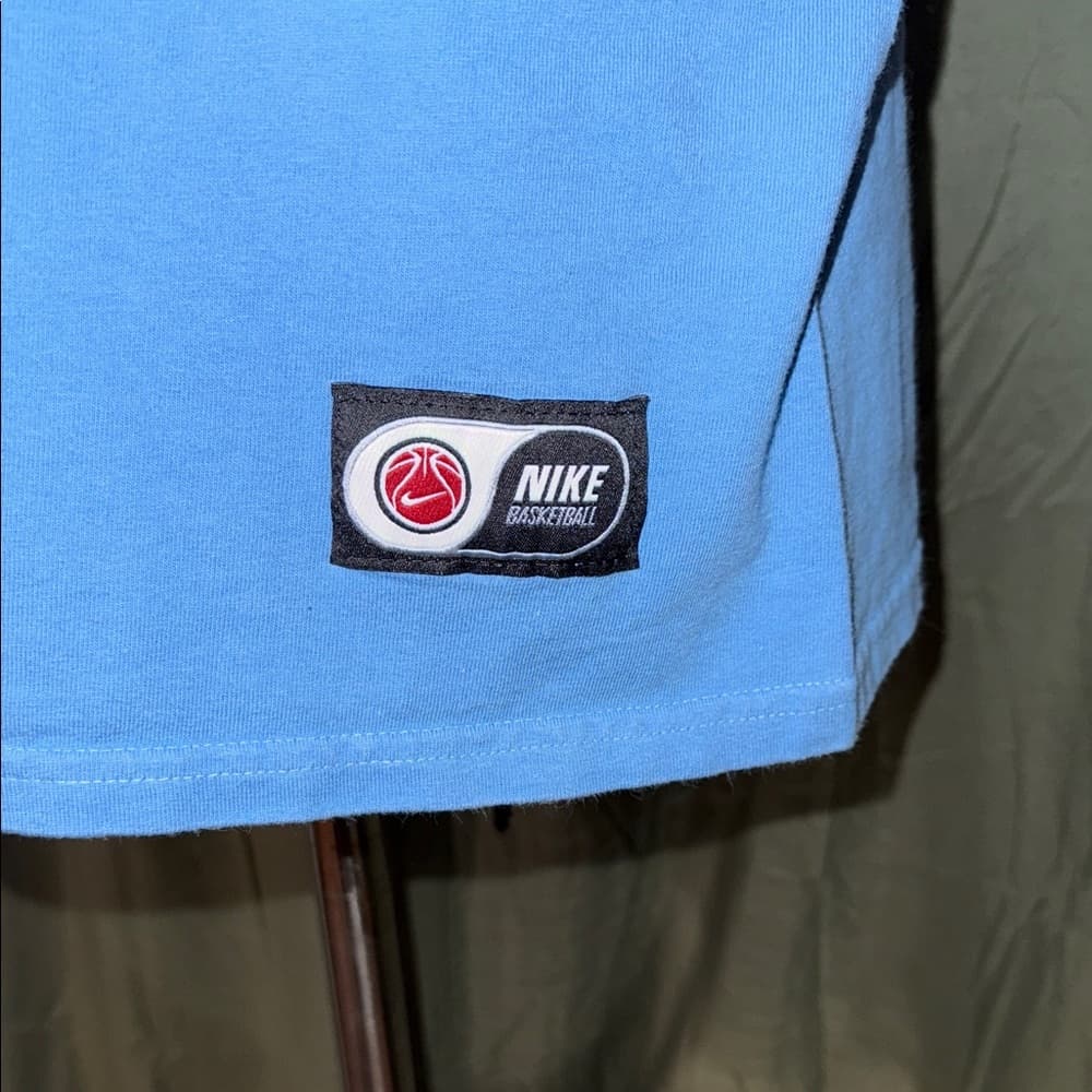 Nike Men's Light Blue Basketball Tank Top - Thumbnail 2