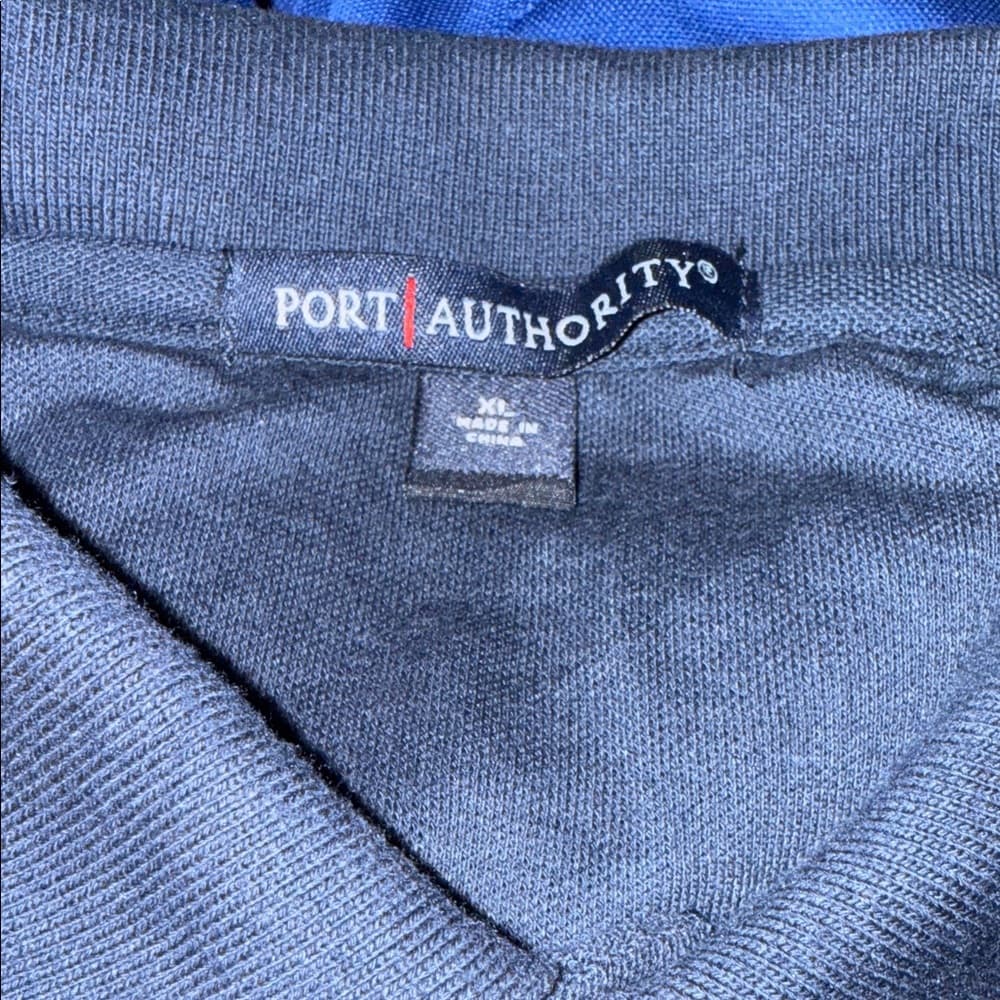 Port Authority Navy Polo with Red Accent - Thumbnail 2