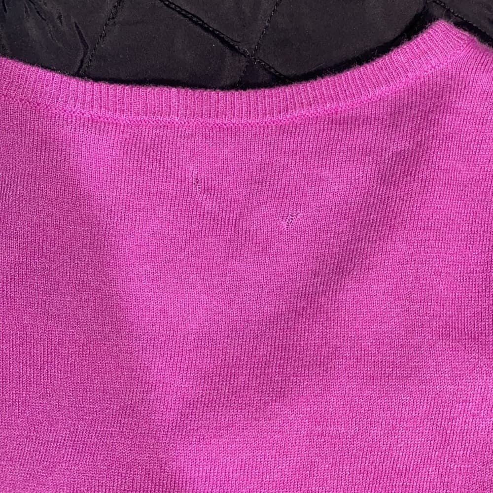 Purple dress too with sheer short sleeves - Thumbnail 4