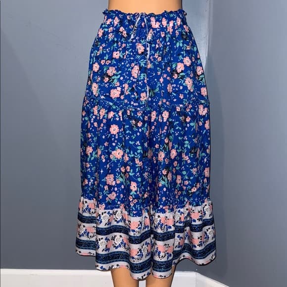 Merokeety Floral Boho Skirt - Size Medium - Thumbnail 8