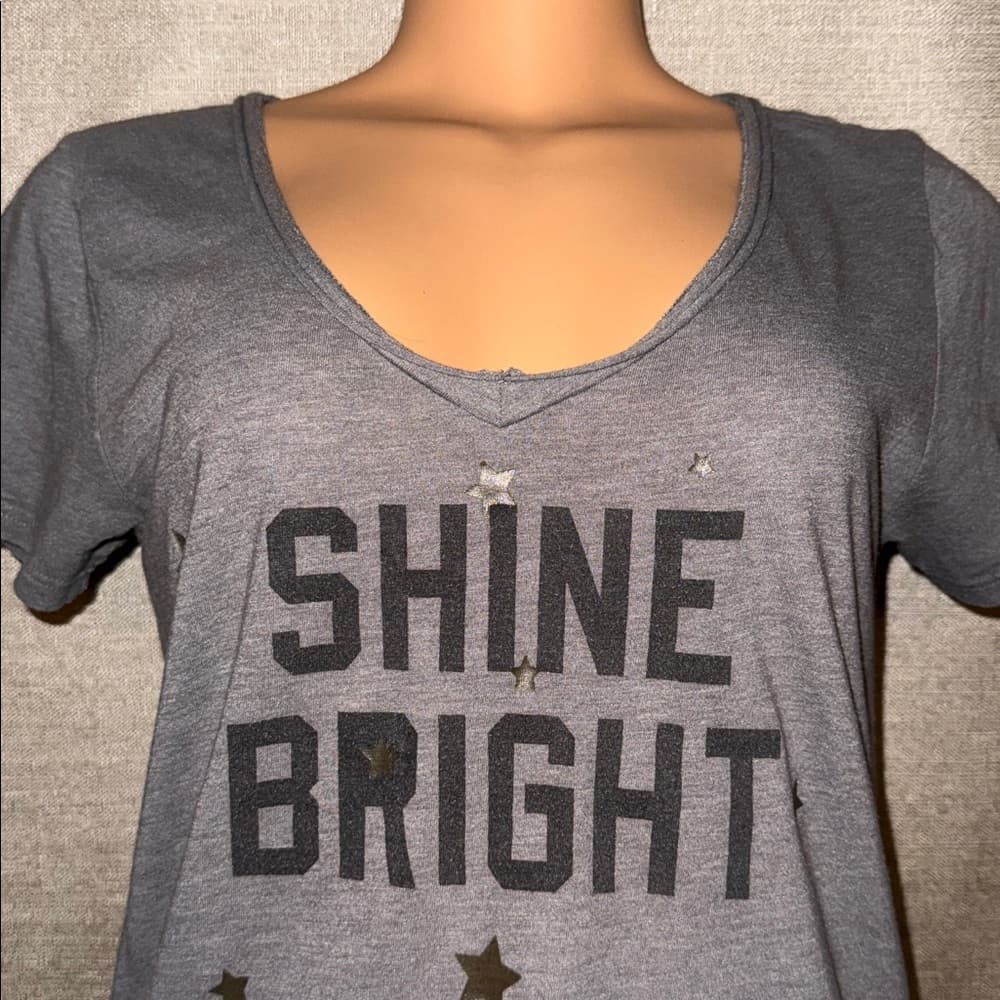 Hollister "Shine Bright" Graphic Tee - Size Small - Thumbnail 3