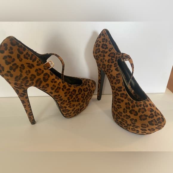 Herstyle Cheetah Print Heels - Thumbnail 9