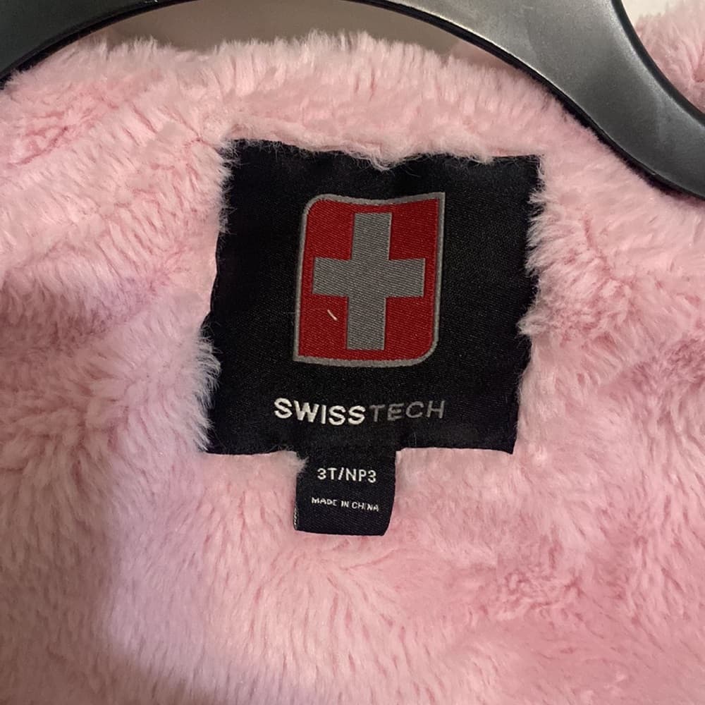 Swiss Tech pink puffer jacket - Thumbnail 3