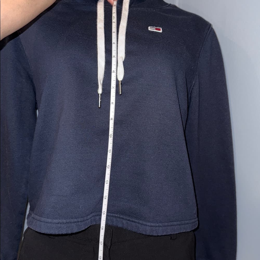 Tommy Jeans Cropped Hoodie - Size Small - Thumbnail 3