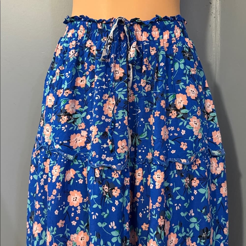 Merokeety Floral Boho Skirt - Size Medium - Thumbnail 2