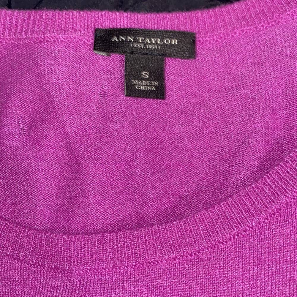 Purple dress too with sheer short sleeves - Thumbnail 3