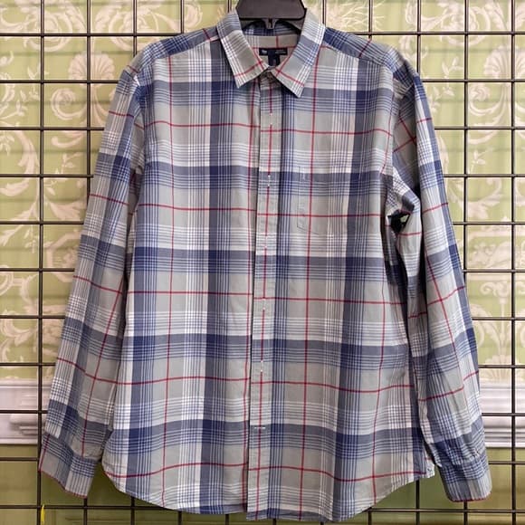 Gap classic fit long sleeve button down shirt* - Thumbnail 4