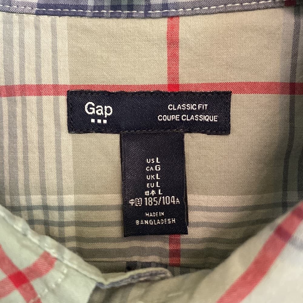 Gap classic fit long sleeve button down shirt* - Thumbnail 2