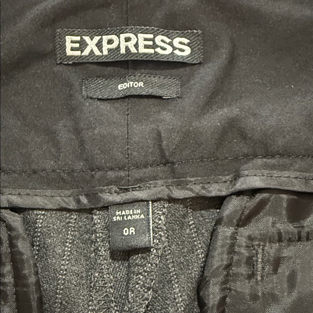 Gray pinstriped dress pants - Thumbnail 5