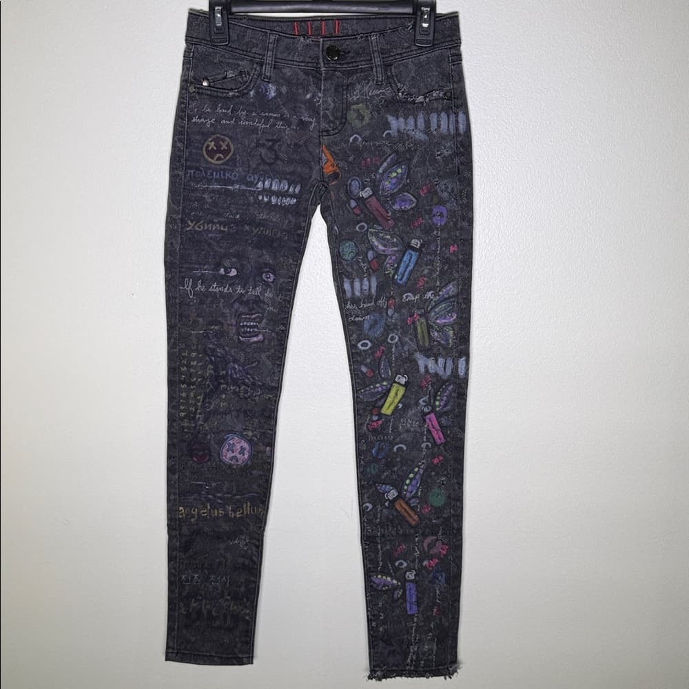 ELLE graffiti jeans - Thumbnail 11