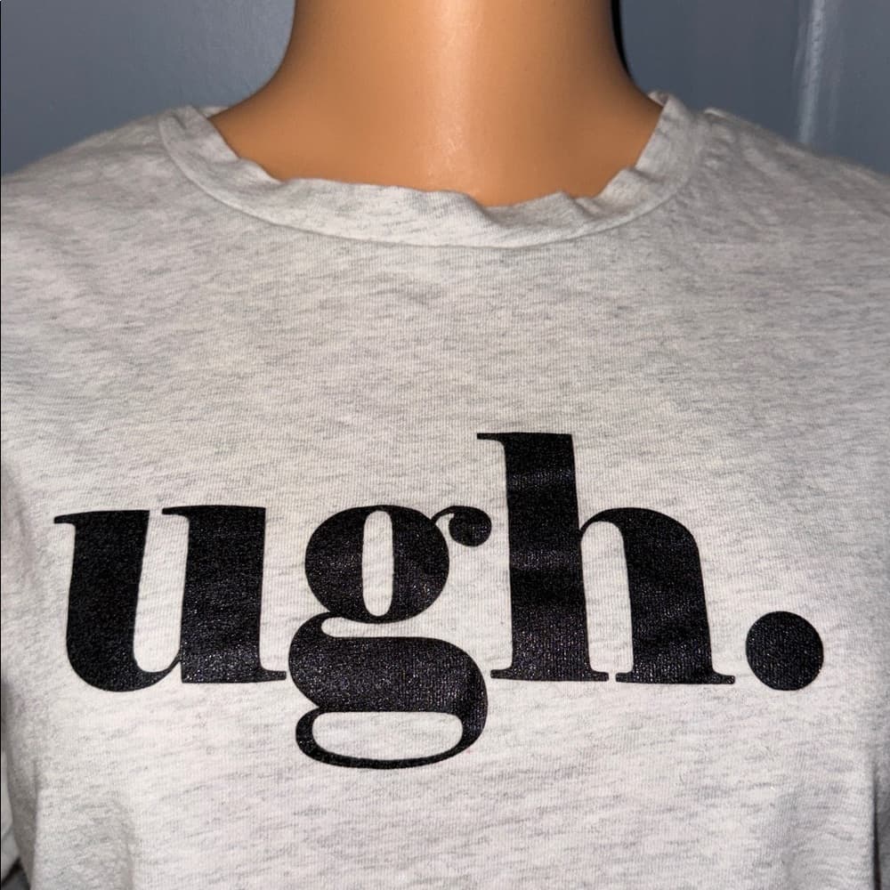 Casual Ugh. Graphic Long Sleeve Shirt - Size Small - Thumbnail 4
