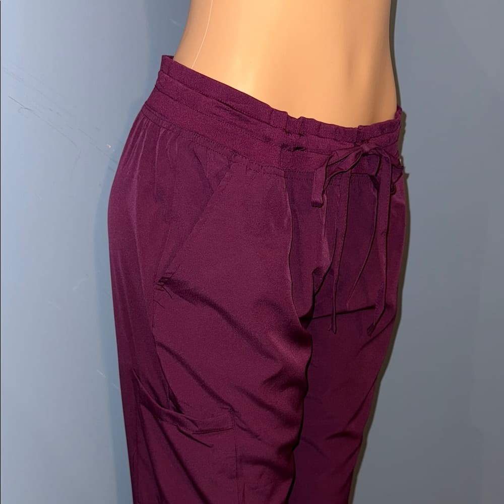 GT Performance Scrub Pants - Wine Colored, Size XL - Thumbnail 3