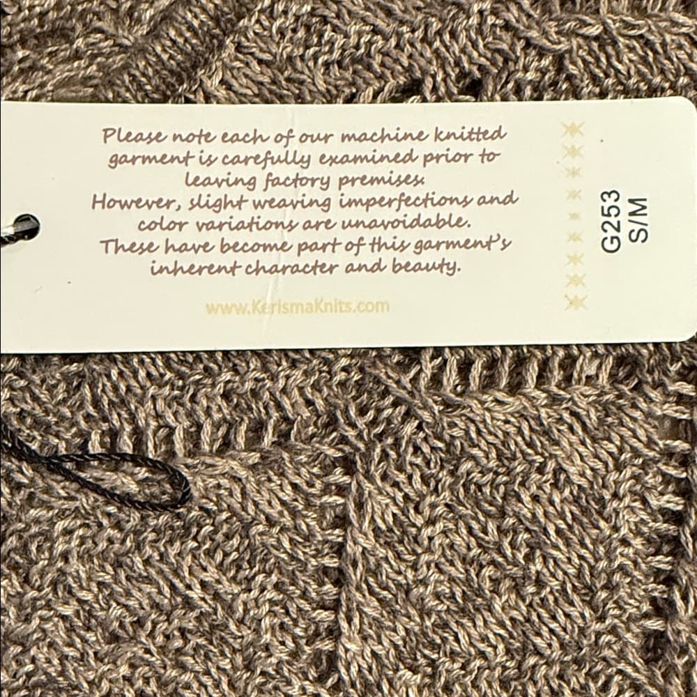Women’s brown knit top - Thumbnail 3