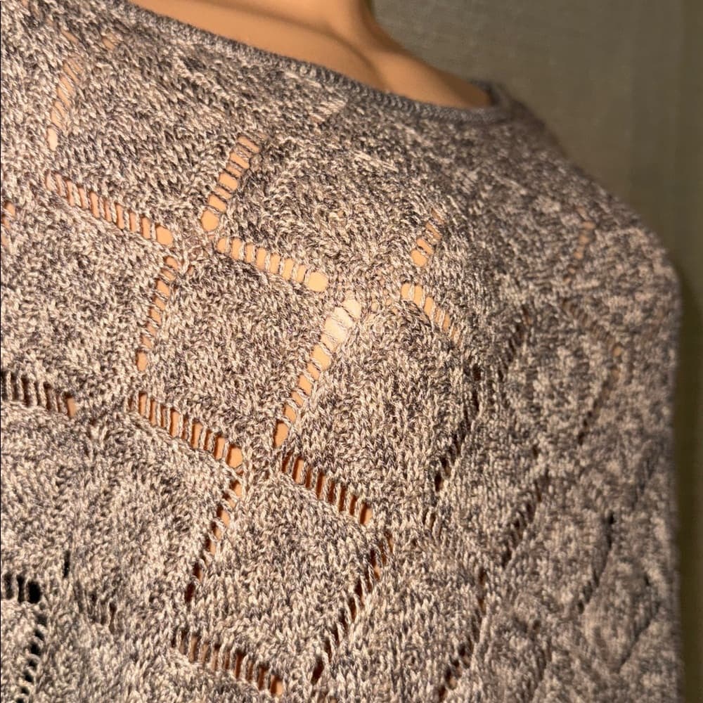 Women’s brown knit top - Thumbnail 2