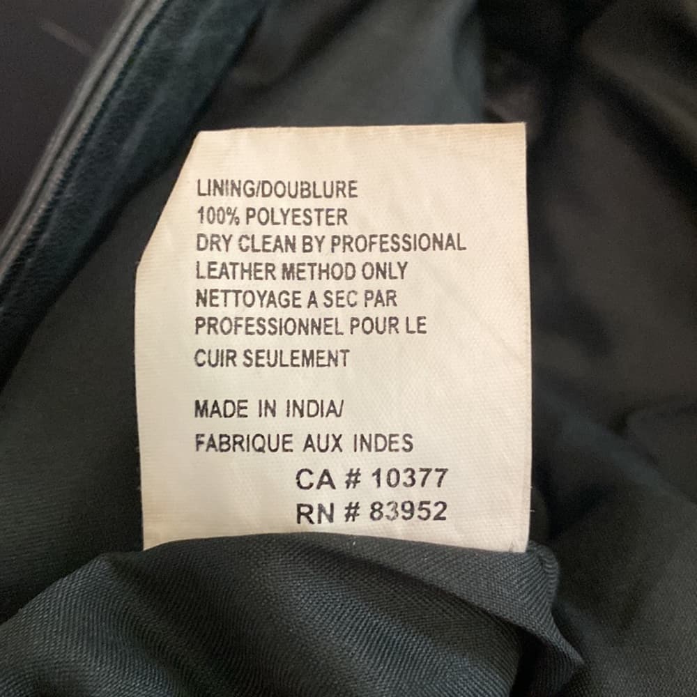 Black leather pants with double polyester lining - Thumbnail 6
