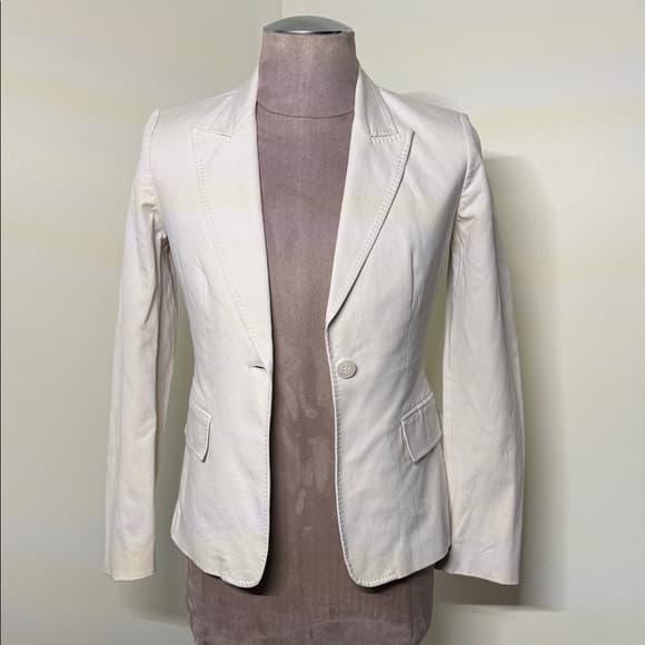 Chic Cream Blazer - Thumbnail 2