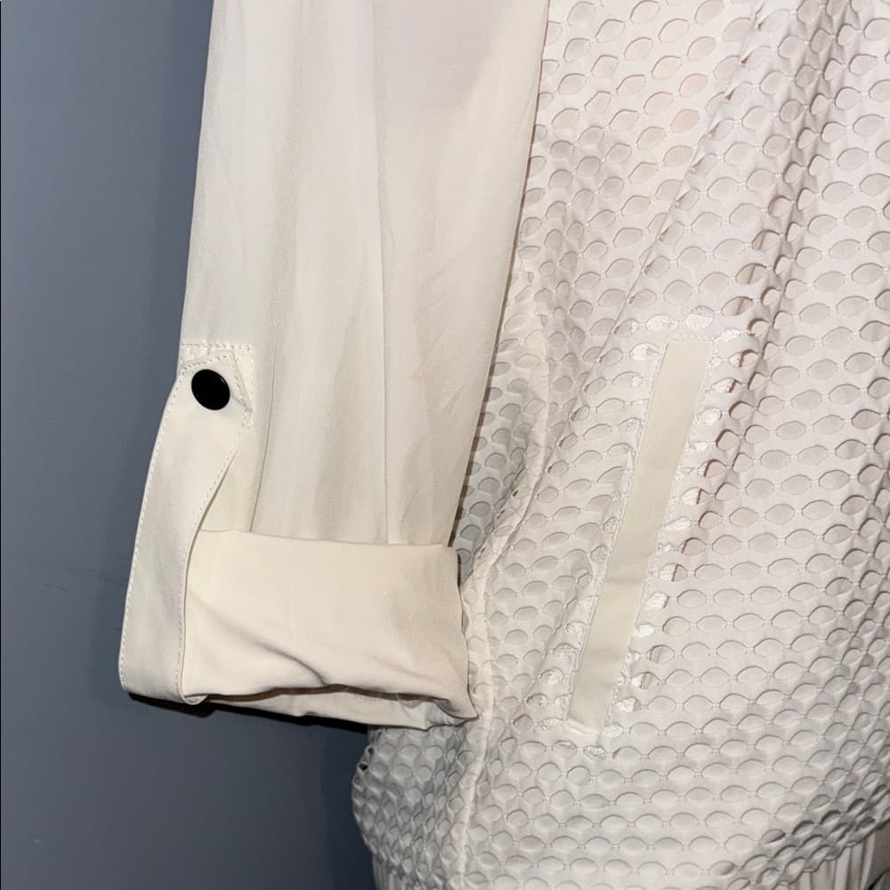 DKNY White Hooded Jacket - Size small - Thumbnail 4