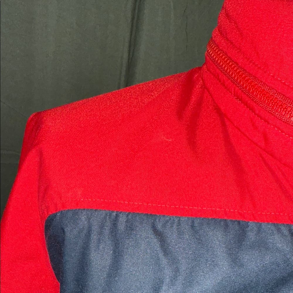 Fila Red and Navy Windbreaker Jacket - Thumbnail 7